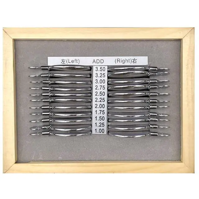Alt view image 2 of 5 - AMUREKE 22PC Optical Trial Lens Set Optical Equipments Progressive Trial Lens Set Aluminium Tray and Case Ophthalmic