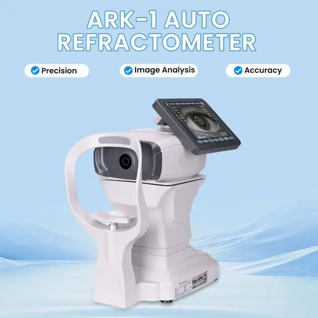 Alt view image 2 of 6 - AMUREKE Fully Automatic Refractometer Keratometer and Optometry Optical Equipment Refractor for Optometrist Clinics and Ophthalmologists (White)