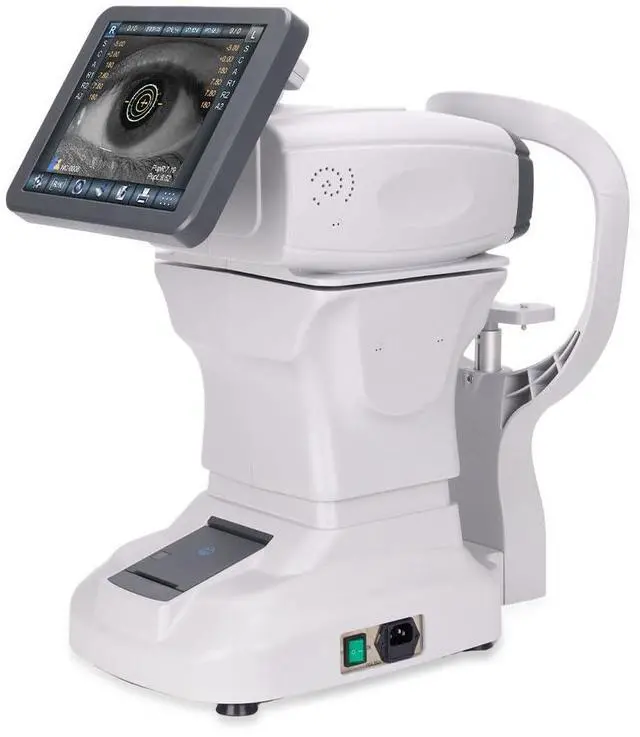 Main image of AMUREKE Fully Automatic Refractometer Keratometer and Optometry Optical Equipment Refractor for Optometrist Clinics and Ophthalmologists (White)