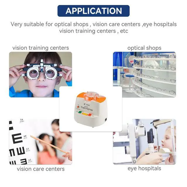 Alt view image 5 of 7 - AMUREKE Frame Warmer Eyeglass Frame Heater Optical Hot Air Frame Adjuster212-306 with Time Controller, for Non-Metal Spectacle Frames Appliance with CE 110V