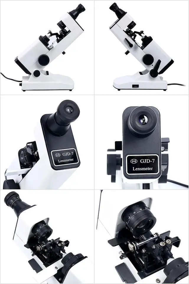 Alt view image 4 of 4 - AMUREKE Manual Lensmeter Internal and Outer Reading Gjd-7 Optics Instruments Handheld Manual Lensmeter