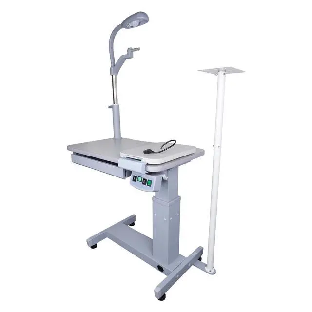 Alt view image 2 of 6 - AMUREKE Optometry Combination Table with Chair Refraction Chair and Table Unit Liftable Tables and Chairs LY-180A+C
