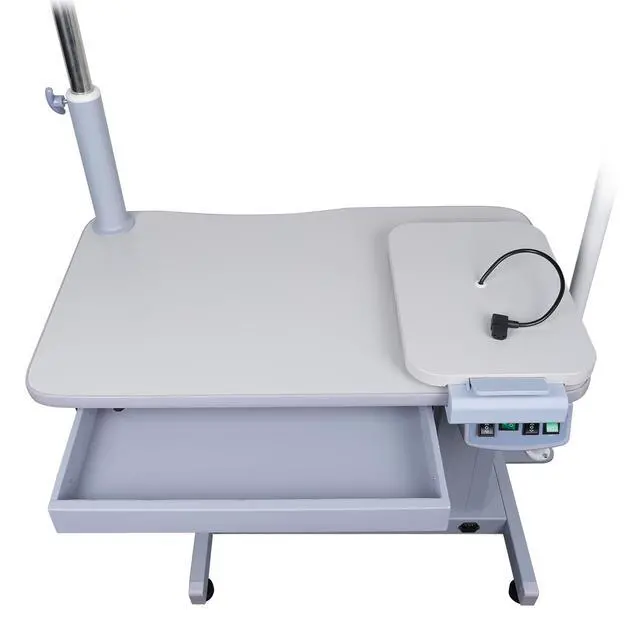 Alt view image 5 of 6 - AMUREKE Optometry Combination Table with Chair Refraction Chair and Table Unit Liftable Tables and Chairs LY-180A+C