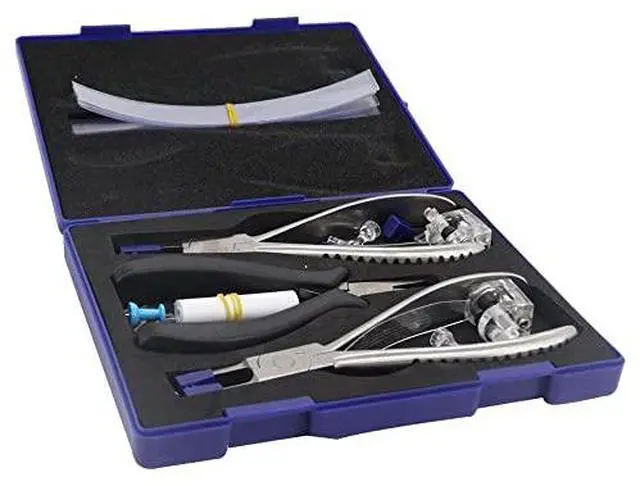 Main image of AMUREKE Rimless Glasses Frame Silhouettes Eyeglass Optical Kit Plier Repair Disassembly Tool