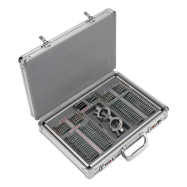 Alt view image 2 of 6 - AMUREME 104 Trial Lens Set Optometry Equipment Optical Trial Lens Set Case Free Trial Frame JS-104