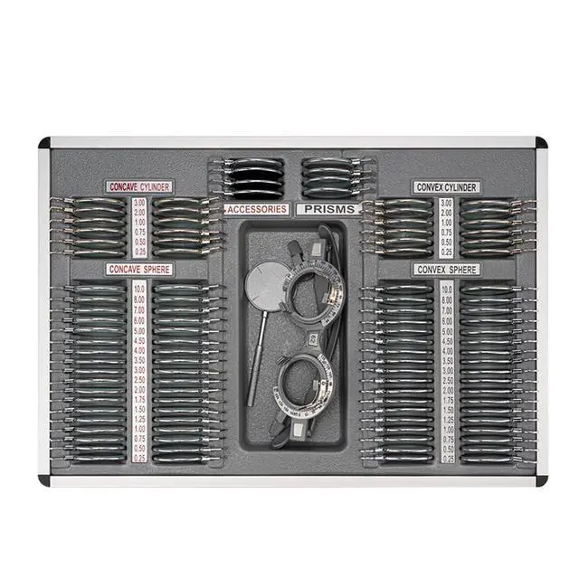 Alt view image 4 of 6 - AMUREME 104 Trial Lens Set Optometry Equipment Optical Trial Lens Set Case Free Trial Frame JS-104