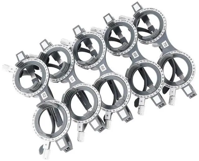 Main image of AMUREKE Optical Trial Frame Set Ophthalmic Trial Lens Frame 62-70mm Optional PD Grey Color TF-C Plastic 5pcs