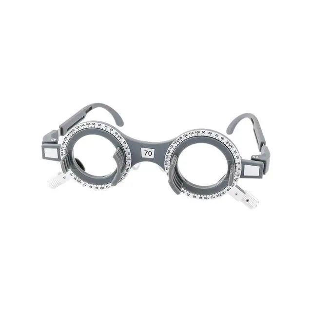 Alt view image 3 of 6 - AMUREKE Optical Trial Frame Set Ophthalmic Trial Lens Frame 62-70mm Optional PD Grey Color TF-C Plastic 5pcs