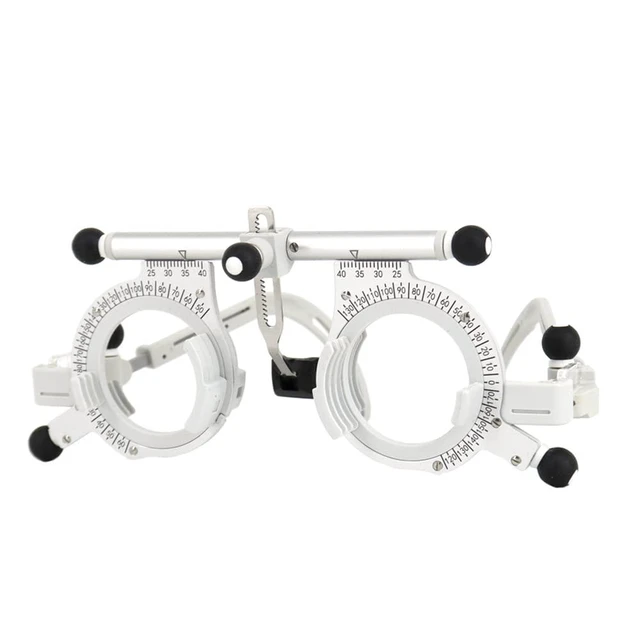 Alt view image 2 of 6 - AMUREKE Adjustable Trial Lens Frame Optometric Universal Optical Trial Frame 50g Ultralight Optometry Test Lens Titanium Optical Test EyepieceBlack