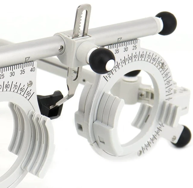 Alt view image 3 of 6 - AMUREKE Adjustable Trial Lens Frame Optometric Universal Optical Trial Frame 50g Ultralight Optometry Test Lens Titanium Optical Test EyepieceBlack