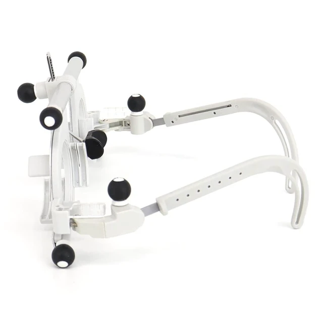 Alt view image 4 of 6 - AMUREKE Adjustable Trial Lens Frame Optometric Universal Optical Trial Frame 50g Ultralight Optometry Test Lens Titanium Optical Test EyepieceBlack