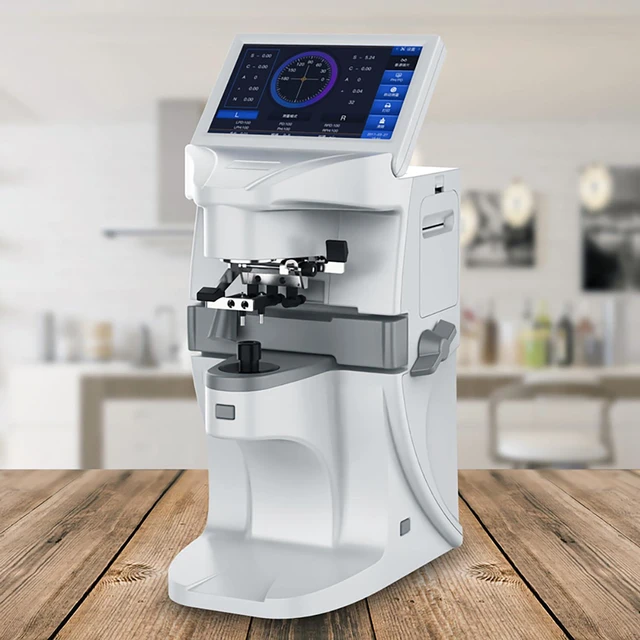 Alt view image 3 of 7 - AMURME Screen Focimeter Lensmeter Auto Lens Meter 7 Inch Touch Screen Auto LensMeter Uv Digital Auto Lensmeter Lensometer with Pd Printing White