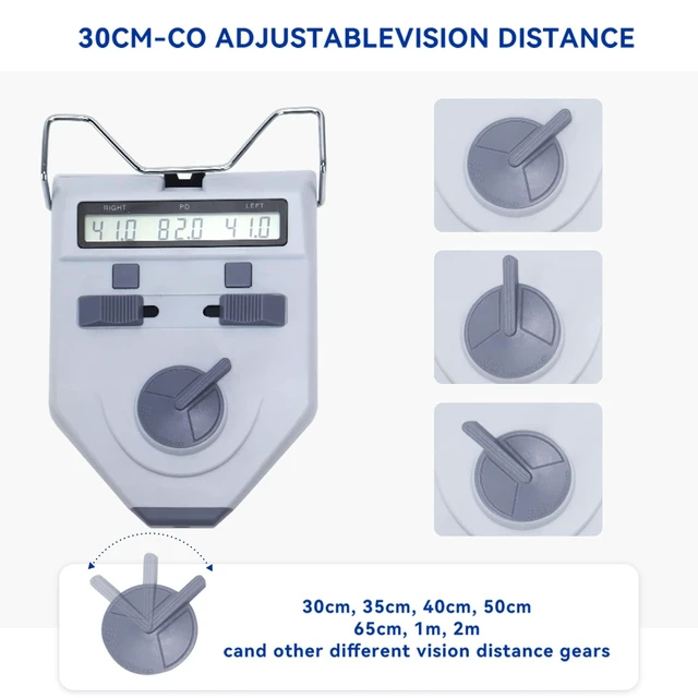 Alt view image 4 of 5 - AMUREME Optical Digital Pupilometer Pupil meter PD Meter 45-82mm Pupil Distance Meter Optical Instrument CE Approved LY-9AT