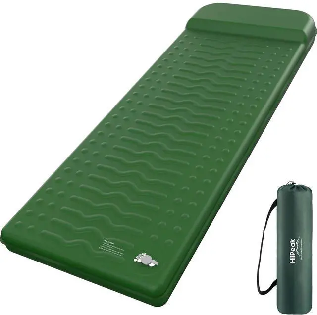 Main image of Memory Sleeping Pad, Compact Ultra-Thick Foam Sleeping Mats with Pillow for Camping, Easy Inflate&Deflate,9.5 R-Value Insulated Camping Mattress Pad for Car Travel Tent