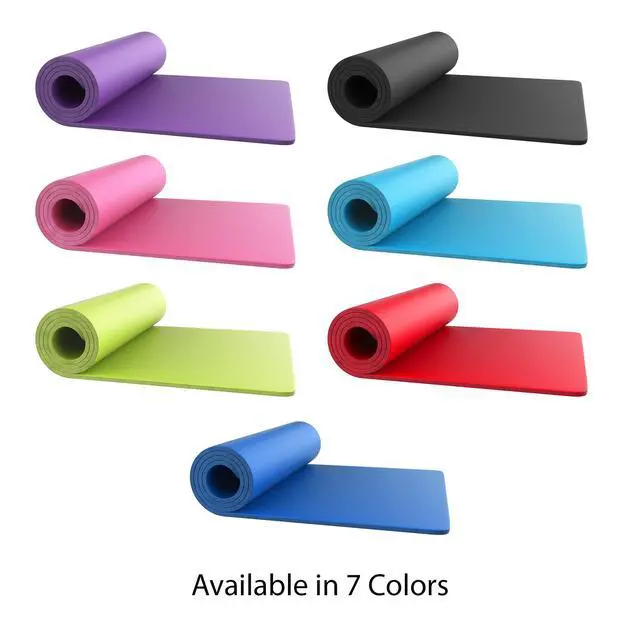 Alt view image 7 of 7 - Foam Sleeping Pad - Lightweight 0.5-Inch Mat for Camping, Cots, Tents, Backpacking, and Yoga - Non-Slip and Waterproof with Handle by (Black)