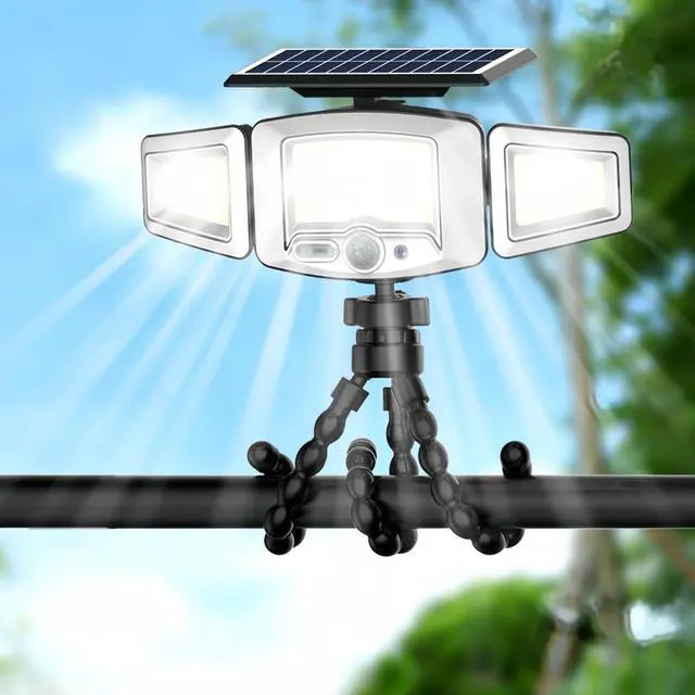 Main image of Solar Motion Sensor Light Outdoor,Bright with 231 LEDs,Clip on