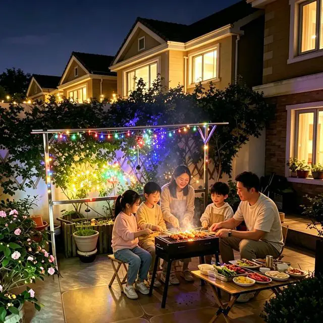 Alt view image 4 of 7 - 2 Pack Solar Garden Lights Total 240 LED - Waterproof Firework Starburst Outdoor Lights with 8 Mode, Solar Powered Flower Firework Light for Garden, Pathway, Patio, Yard, Flowerbed Decor
