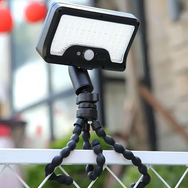 Main image of Solar Motion Sensor Lights Outdoor with Octopus Stand,Clip on