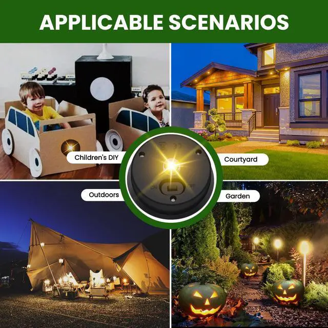 Alt view image 2 of 7 - 2 Pack Solar Light Replacement Tops(3.23 Inch Top, 2.83 Inch Bottom), Waterproof Replacement Solar Lantern Parts for Outdoor Hanging Lanterns DIY Table Lights Garden Patio Decor