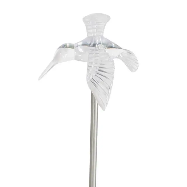 Alt view image 4 of 7 - Outdoor Solar Garden Stake Light - Color Changing Decorative LED Stake Lamp In-ground Landscaping Lighting for Garden Patio Yard Lawn Pathway Flower Bed Decor Decorations Figurine Hummingbird