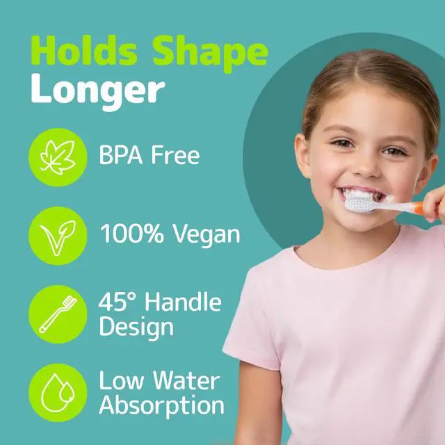 Alt view image 4 of 6 - NIMBY Kid's Extra Soft Toothbrushes for Sensitive Teeth and Receding Gums, Periodontist Design Plaque Remover Travel Toothbrush, Individually Wrapped (4 Pack, Colors May Vary)