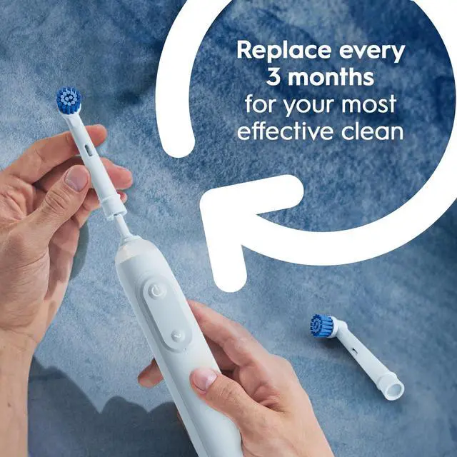 Alt view image 4 of 7 - Sensitive Gum Care Electric Toothbrush Replacement Brush Heads Refill, 3 Count