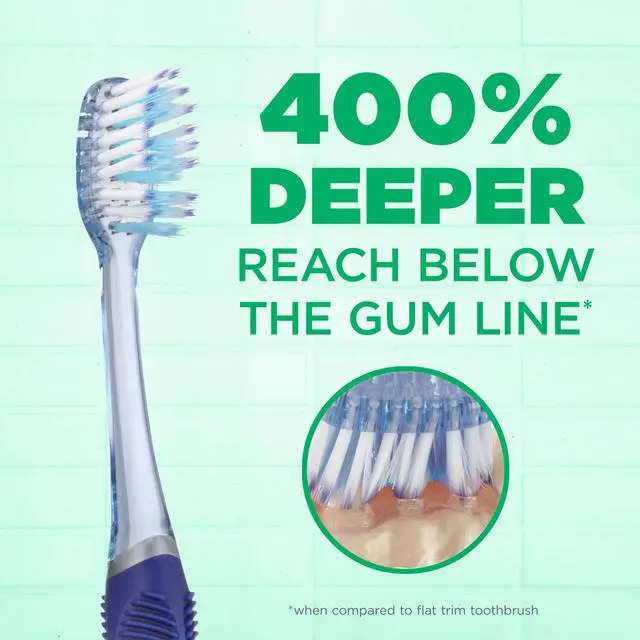 Alt view image 2 of 7 - Technique Deep Clean Toothbrush - Compact Head - Soft Toothbrushes for Adults with Sensitive Soft Bristles, 3 Count