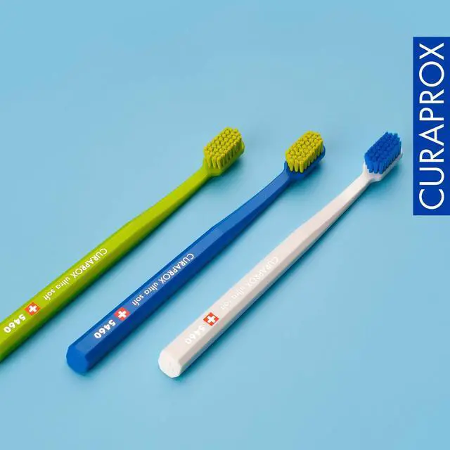 Alt view image 5 of 6 - CS 5460 Ultra-Soft Toothbrush for Sensitive Teeth & Gums | Gentle Plaque Removal | 3-Pack |Random Colour