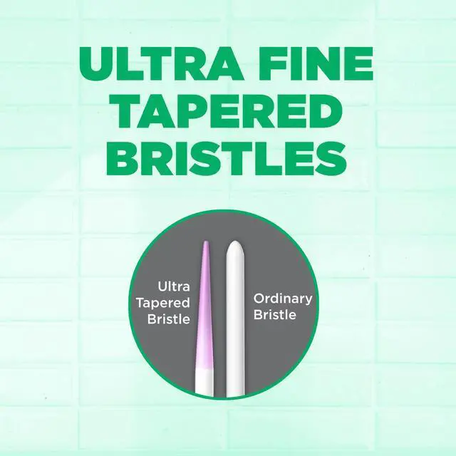 Alt view image 2 of 7 - Sensitive Clean Technique Toothbrush for Adults with Ultra-Soft, Ultra-Fine Tapered Bristles for Deeper Reach and Sensitive, Compact Head, 1 Count (Pack of 6)