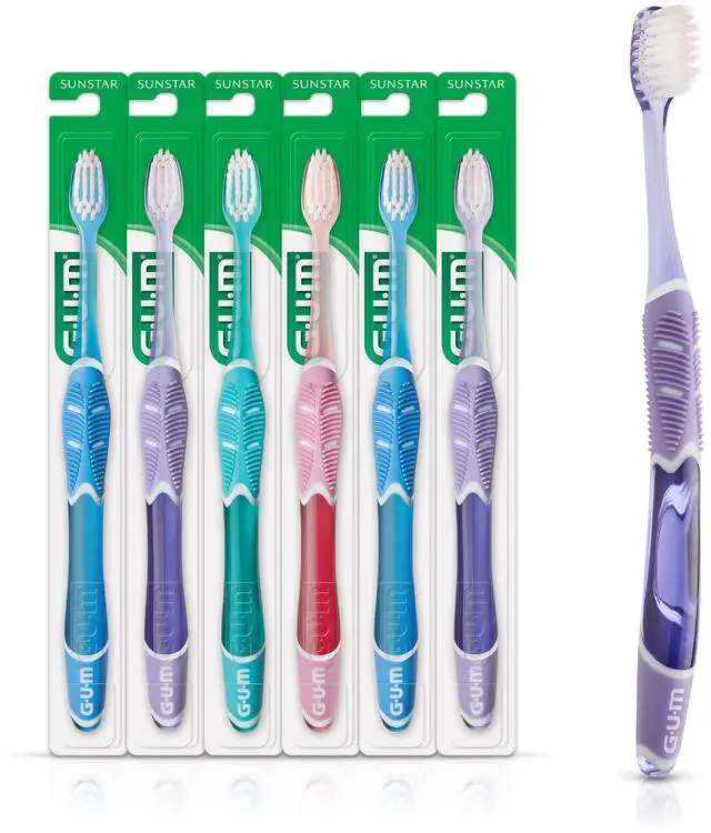 Main image of Sensitive Clean Technique Toothbrush for Adults with Ultra-Soft, Ultra-Fine Tapered Bristles for Deeper Reach and Sensitive, Compact Head, 1 Count (Pack of 6)