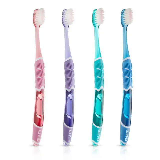 Alt view image 6 of 7 - Sensitive Clean Technique Toothbrush for Adults with Ultra-Soft, Ultra-Fine Tapered Bristles for Deeper Reach and Sensitive, Compact Head, 1 Count (Pack of 6)
