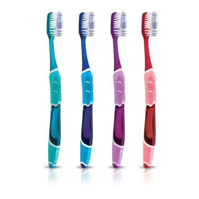 Alt view image 5 of 6 - Deep Clean Technique Toothbrush for Adults with Soft Ultra-Fine Tapered Bristles for Deeper Reach, Full Head, 1 Count (Pack of 6)