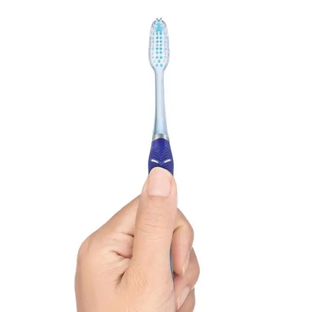Alt view image 6 of 6 - Deep Clean Technique Toothbrush for Adults with Soft Ultra-Fine Tapered Bristles for Deeper Reach, Full Head, 1 Count (Pack of 6)