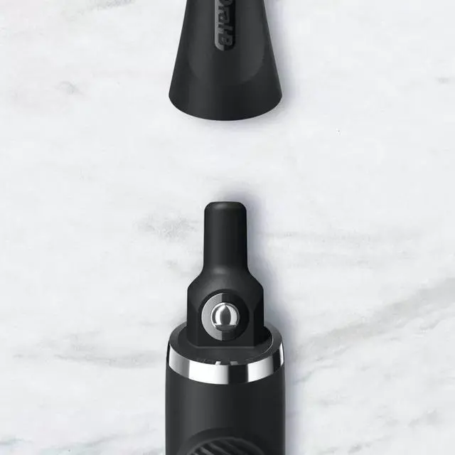 Alt view image 7 of 7 - Clic Manual Toothbrush, Onyx Black, with Magnetic Toothbrush Holder - 1 Count 049-09-6257 1.0 Count