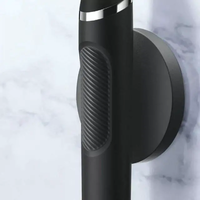 Alt view image 6 of 7 - Clic Manual Toothbrush, Onyx Black, with Magnetic Toothbrush Holder - 1 Count 049-09-6257 1.0 Count