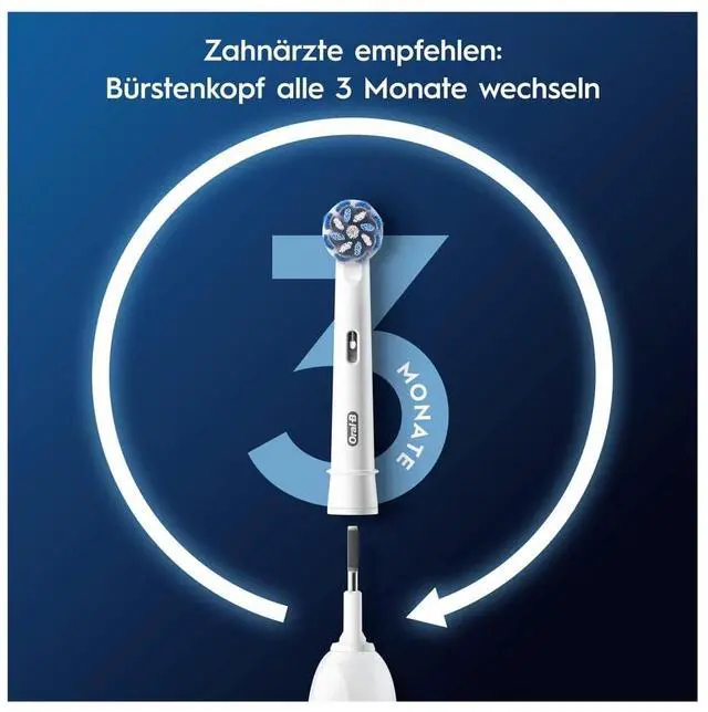 Alt view image 6 of 7 - Pro Sensitive Clean Replacement Toothbrush Heads Pack of 4