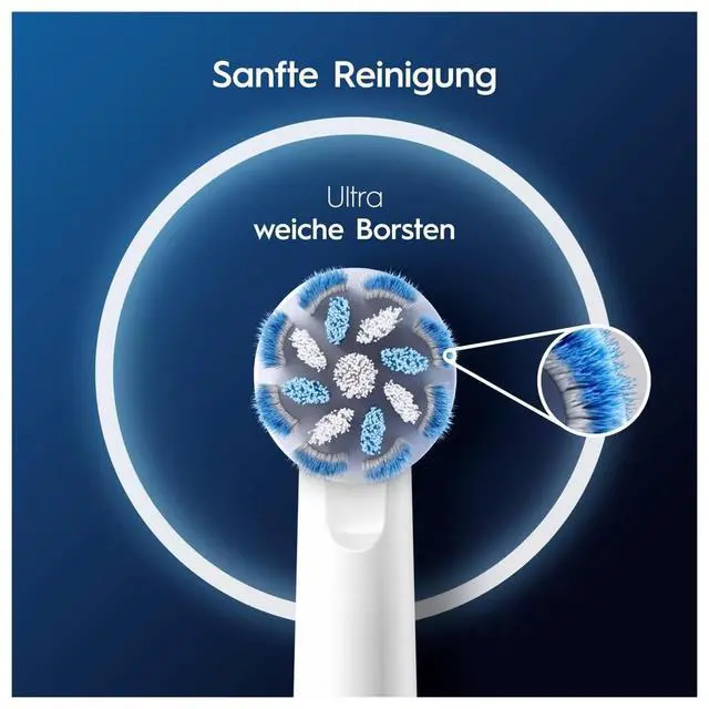 Alt view image 5 of 7 - Pro Sensitive Clean Replacement Toothbrush Heads Pack of 4