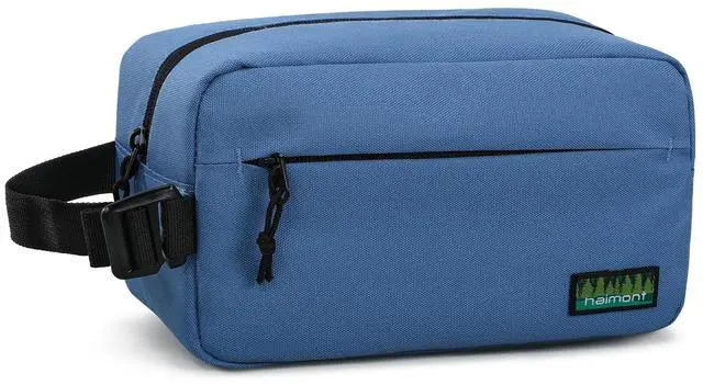 Main image of Small Freezable Lunch Bag, Portable Freezer Insulated cooler Snack Bag with Buckle Handle for Office, Picnic, Navy Blue