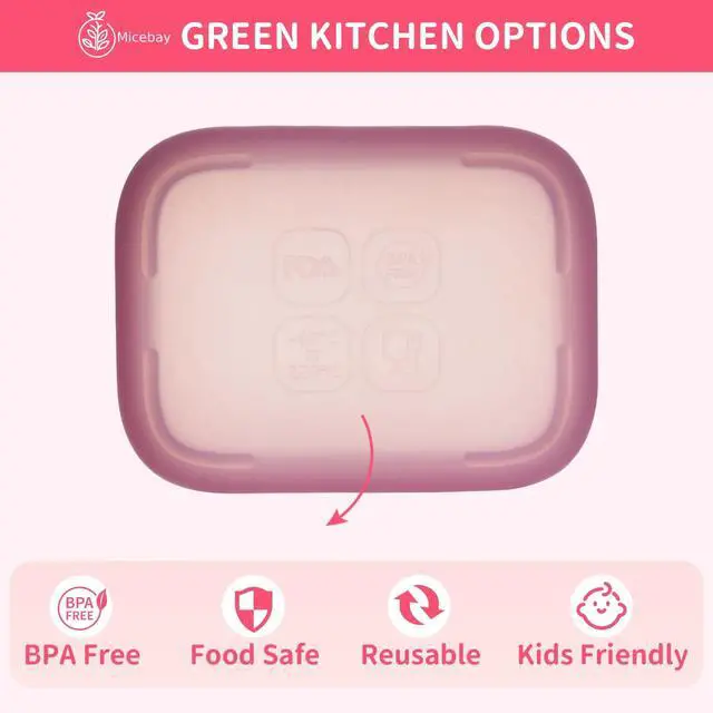 Alt view image 7 of 7 - 2-Pack Leak-Proof Salad Dressing Container To Go, Food Grade Silicone Sauce Containers for Bentgo Lunch Box, Reusable Condiment Cups with Lids for Small Snacks - 2.6 oz (Fuchsia & Pink)