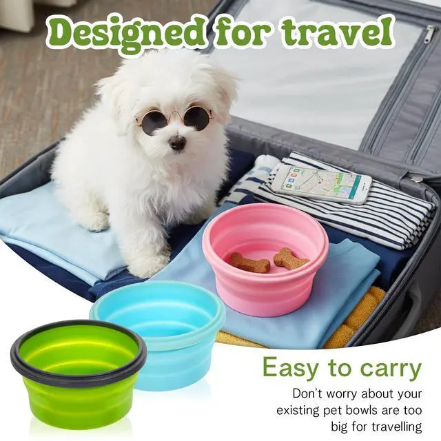 Alt view image 6 of 7 - 6 Pcs Bowls with Lids Silicone Camping Food Storage Container Expandable Folding Salad Lunch Box Travel Container for Hiking Camping