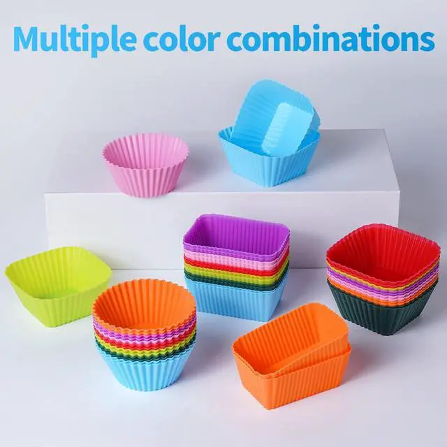 Alt view image 7 of 7 - Silicone Lunch Bento Box, 52 Pack Bento Lunch Box Bundle Dividers with Food Picks Lunch Accessories, Durable, Reusable, BPA-Free, Freezer and Dishwasher Safe