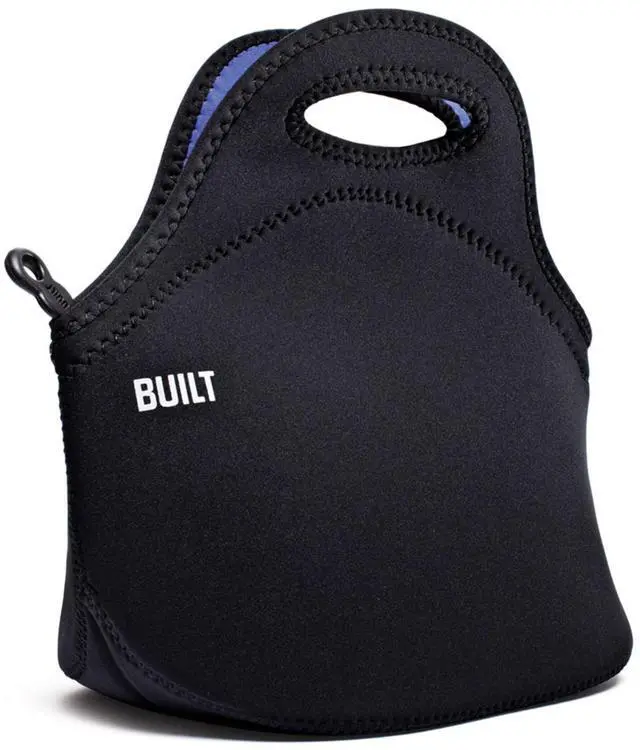 Alt view image 7 of 7 - Gourmet Getaway Lunch Bag - Insulated Neoprene Lunch Box for Women and Men, Collapsible and Machine Washable, Black
