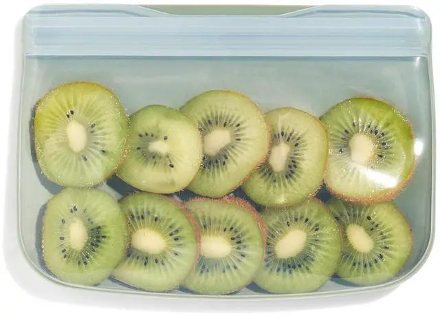 Main image of Porter Silicone Reusable Storage Bag, Sandwich (10oz Flat), Sage, Food Storage Container, Microwave and Dishwasher Safe, Easy Cleaning