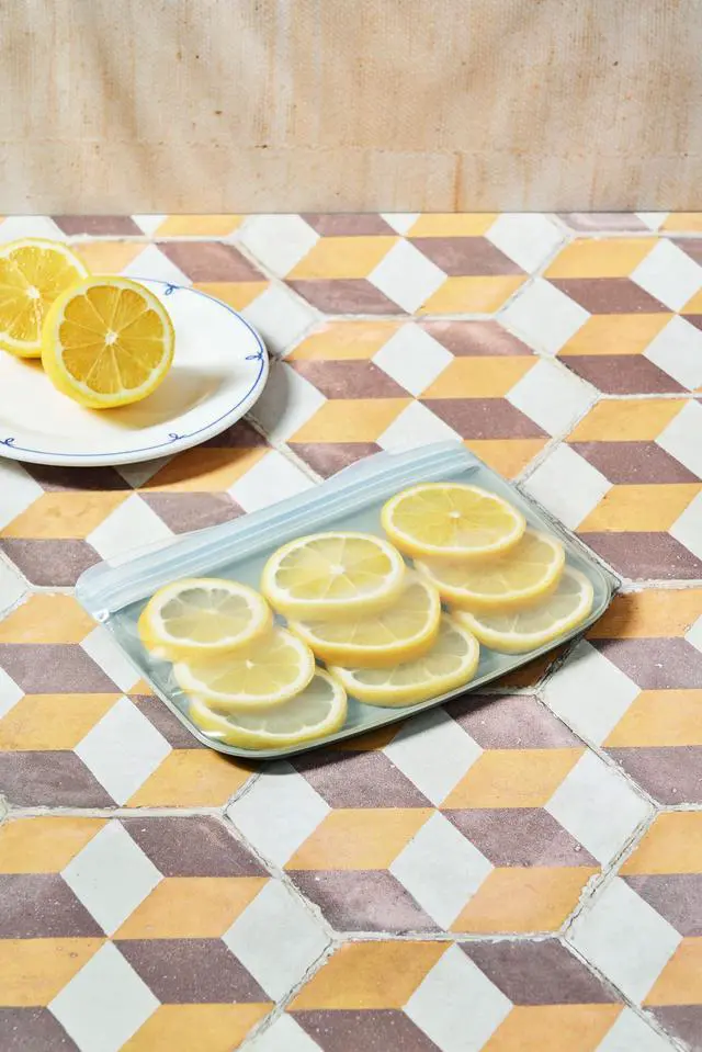 Alt view image 2 of 7 - Porter Silicone Reusable Storage Bag, Sandwich (10oz Flat), Sage, Food Storage Container, Microwave and Dishwasher Safe, Easy Cleaning