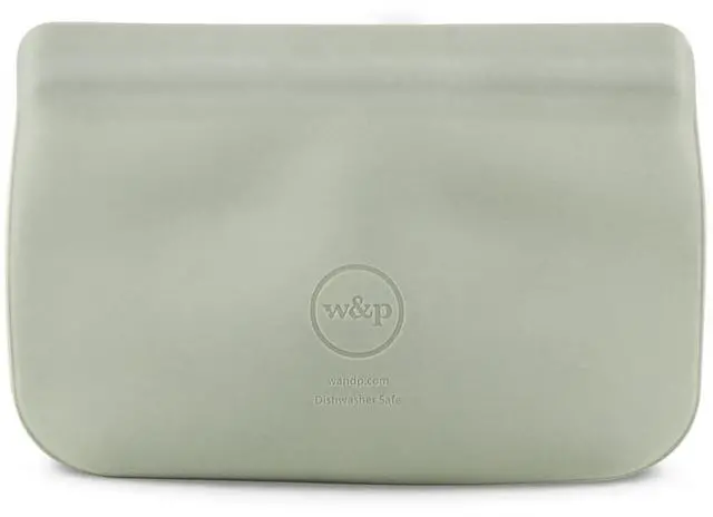 Alt view image 6 of 7 - Porter Silicone Reusable Storage Bag, Sandwich (10oz Flat), Sage, Food Storage Container, Microwave and Dishwasher Safe, Easy Cleaning