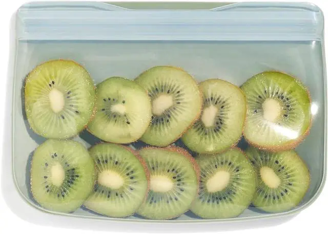 Alt view image 7 of 7 - Porter Silicone Reusable Storage Bag, Sandwich (10oz Flat), Sage, Food Storage Container, Microwave and Dishwasher Safe, Easy Cleaning