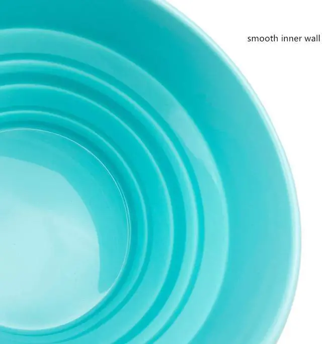 Alt view image 6 of 7 - 950ml Collapsible Bowls-Silicone Food Storage Containers-Prep/Storage Bowls with Lids-Silicone Lunch Containers, Ideal for Travel and Camping (Blue)