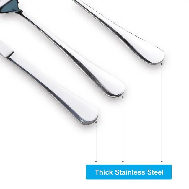Alt view image 7 of 7 - Travel Utensils With Case, Stainless Steel Reusable Portable Utensils Set With Case, Lengnoyp Travel Silverware Set