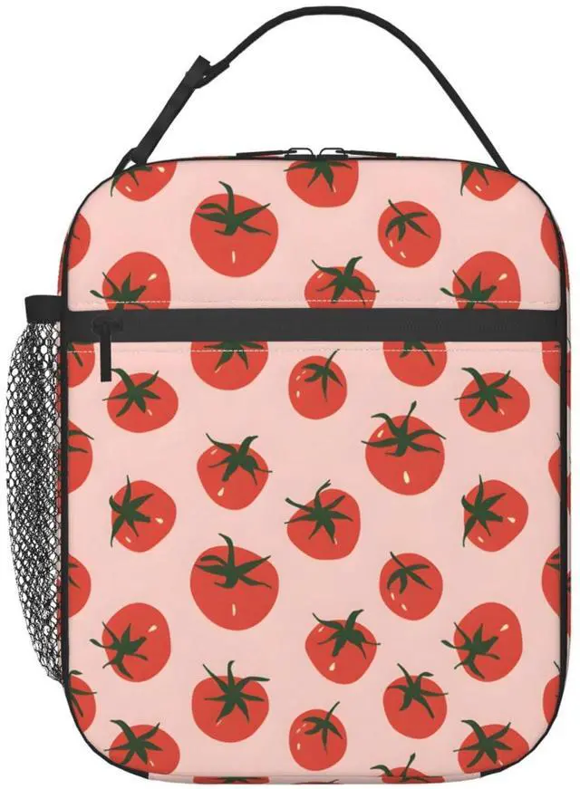 Main image of Tomato Lunch Box for Women Men, Insulated Lunch Box, Reusable Lunch Bag for Office, Work, Picnic, Travel