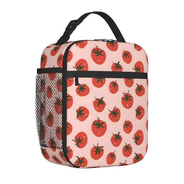 Alt view image 2 of 6 - Tomato Lunch Box for Women Men, Insulated Lunch Box, Reusable Lunch Bag for Office, Work, Picnic, Travel